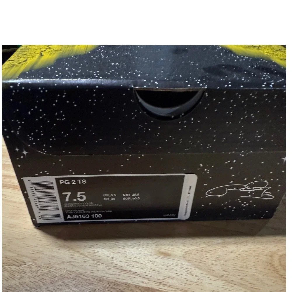 Nike PG 2 TS Paul George White Multi Color Basketball Shoes Mens‎